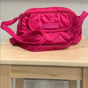 Vera Bradley pink crossbody shoulder bag